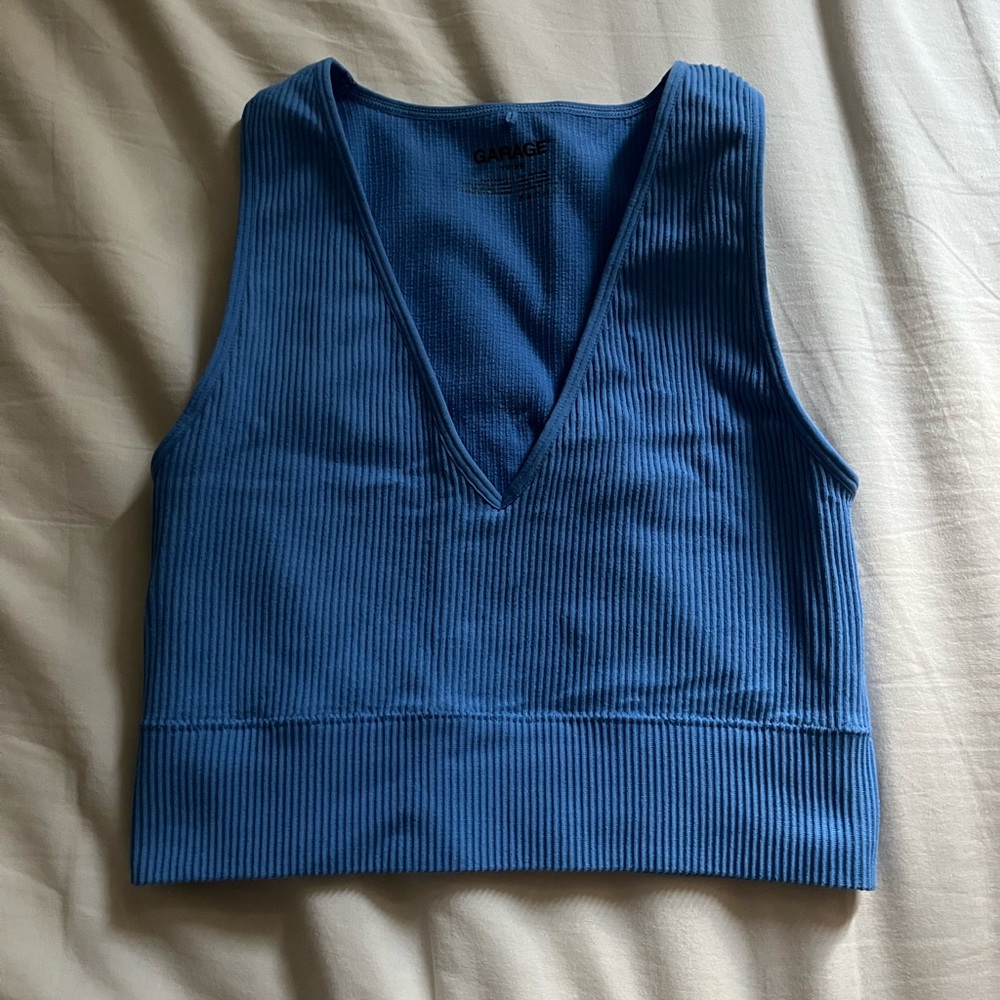 Garage seamless crop tank top
